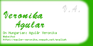 veronika agular business card